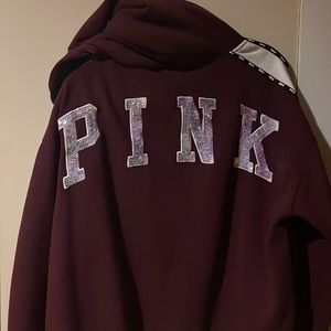 VS PINK zippered hoodie